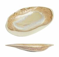 Блюдо овальное 32,5х20 см H7 см 100 мл Frutti di Mare P.L.  керамика бежевый