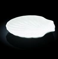 Блюдо ракушка 15 см   Wilmax фарфор белый