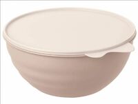 Миска 1,55 л D195 мм с крышкой пластик для пищевых продуктов "Wave" Бытпласт
