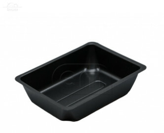 Соусник прямоугольный 70 мл 80х62х19мм черный PS Соусник прямоугольный 70 мл 80х62х19мм черный PS