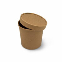 Крышка ДЛЯ Контейнер  ECO 300-445 мл супница КРАФТ