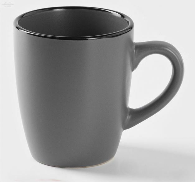 Кружка Доляна «Ваниль», 380 мл, керамика, серая Кружка Доляна «Ваниль», 380 мл, керамика, серая