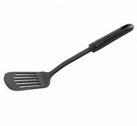 Лопатка пластиковая  перфорированная черная 