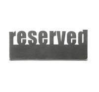 Табличка настольная «Reserved 2» Luxstahl 140х50 мм