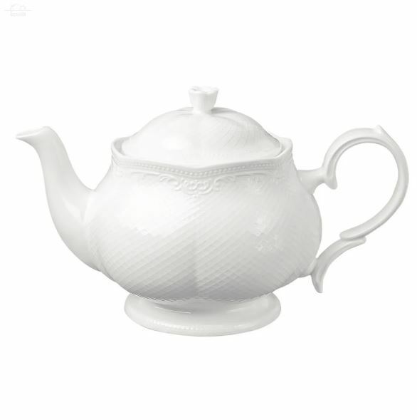 Чайник 1000 мл Fine Plus Noble фарфор белый Чайник 1000 мл Fine Plus Noble фарфор белый