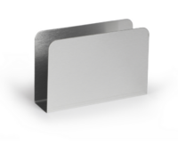 Салфетница L130 мм H85 мм полукруг нержавеющая сталь KL