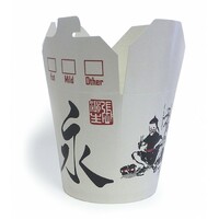 Контейнер Сhina Pack 500 мл D-76х86,d-88,h-92 мм для китайской еды, круглое дно дизайн КИТАЙ