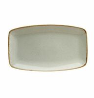 Блюдо овальное 31х18 см GREY  Porland фарфор серый
