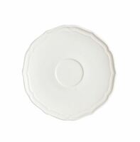 Блюдце 16 см Николь Bonna  80454 чашка 80449 фарфор белый
