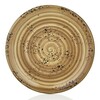 Тарелка мелкая 23 см  Vintage By Bone фарфор крафт коричневый