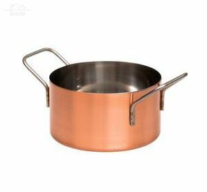 Кастрюля D11 см H6 см 525 мл нерж.сталь с медным напылением, P.L. Proff Cuisine Кастрюля D11 см H6 см 525 мл нерж.сталь с медным напылением, P.L. Proff Cuisine