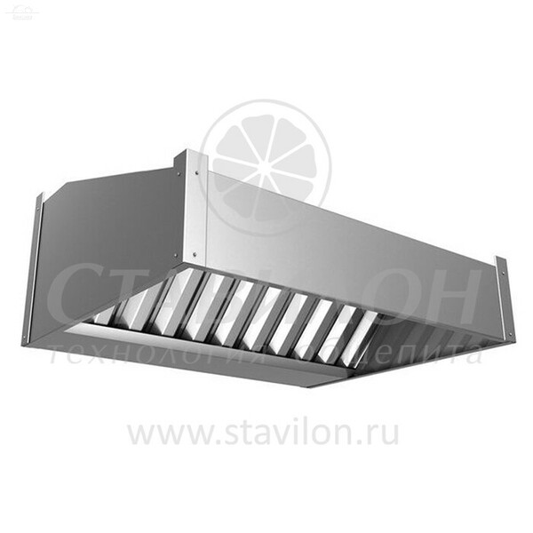 Зонт вытяжной пристенный ЗВТ-П 1300х1000х400 ТНН закрытый НЕ ПРОДАВАТЬ скошенный нержавеющая сталь Зонт вытяжной пристенный ЗВТ-П 1300х1000х400 ТНН закрытый НЕ ПРОДАВАТЬ скошенный нержавеющая сталь