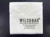 Салфетка  "Wilco bar" 24х24см 1 слой 350шт/уп (+/- 10шт)
