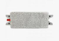 Насадка для швабры (МОП) 40х13 см микрофибра  серый меланж 40см, с 3 отверстиями