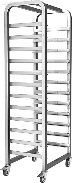 Тележка-шпилька для противней ТШП-12нерж HESSEN 400х600 мм АСС 12 нержавеющая сталь Тележка-шпилька для противней ТШП-12нерж HESSEN 400х600 мм АСС 12 нержавеющая сталь