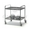 Тележка для сбора посуды ТБ-2/800/500 ТММ 2 полки   с бортами