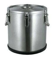 Термос 13 л D30, H20 см нержавеющая сталь  NORMA THIN13L6
