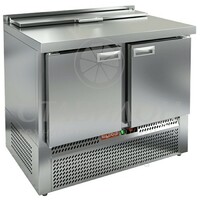 Стол для салатов GN с бортом SLE2-11GN (1/6) HICOLD  +2...+10°С
