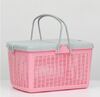 Корзина пластик 47х36х27,5 см нежно-розовый