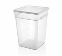 Контейнер 20,8 л с мерной шкалой, прозрачный, п/п, без крышки  GASTROPLAST