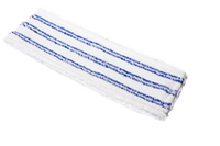 Насадка для швабры (МОП) 50х13 см микрофибра с полосами скольжения  карман + язык РосМоп