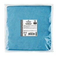 Салфетка для уборки 30х30 см 1 шт/уп микрофибра, голубая(аналог 50311)