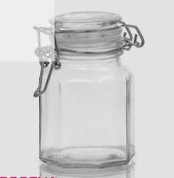 Банка 100 мл с крышкой на застежке «Грани», 6×7×8 см, 