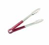 Щипцы универсальные L30 см нерж.сталь  с красной ручкой  КМС