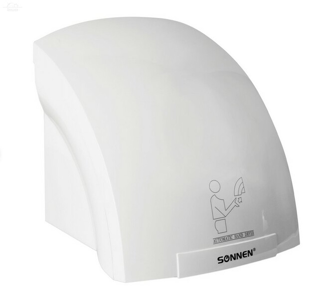 Сушилка для рук SONNEN HD-688, 2000 Вт, пластиковый корпус, белая Сушилка для рук SONNEN HD-688, 2000 Вт, пластиковый корпус, белая