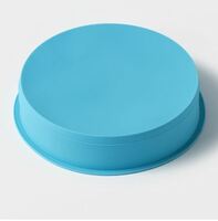 Форма для выпечки Круг силикон, 24×5 см, диаметр дна 21,5 см, цвет МИКС Доляна