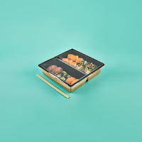 Контейнер ECO 1200 мл с прозрач.крышкой 170х180х55 картон, черный