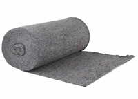 Полотно холстопрошивное ширина 75 см, длина 50 метров строчка 2,5 мм серое темное,