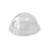 Крышка купольная D95 мм БЕЗ ОТВЕРСТИЯ прозрачный РЕТ Стиролпласт