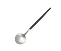 Ложка столовая Стил Блэк Сильвер Мэтт  черный,серебрист. 