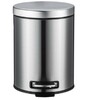 Ведро для мусора 12 л D25, Н39 см с педалью, с доводчиком, нерж.сталь    Катунь