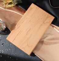 Доска разделочная 30×18×3 см  массив бук цельная Magistro