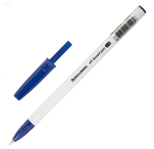 Ручка шариковая масляная BRAUBERG Stick Medium, СИНЯЯ, узел 1 мм, линия письма 0,5 мм Ручка шариковая масляная BRAUBERG Stick Medium, СИНЯЯ, узел 1 мм, линия письма 0,5 мм