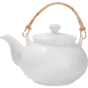 Чайник 1150 мл  Кунстверк KunstWerk фарфор белый
