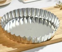 Форма для выпечки D27,9/24,7 см Н4,6 cм пищевая жесть Никис Форма для выпечки D27,9/24,7 см Н4,6 cм пищевая жесть Никис