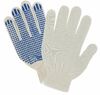 Перчатки х/б 4 нити с ПВХ 10 класс 10 пар/упак белый