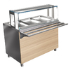 Модуль технологический АЛРОВ-031 Astropit Прилавок ванна охлаждаемая МАРТ  полка 1 уровень, для гастроемкостей, LED-подсветка  1120
