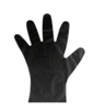 Перчатки ТПЭ размер M 100 шт/уп черный 