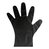 Перчатки ТПЭ размер M 100 шт/уп черный 