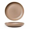 Тарелка глубокая 23,5 см NATURAL MATT PETYE  коричневый фарфор