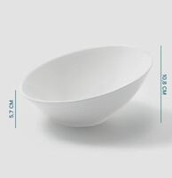 Салатник 950 мл D25,5 см Hanna Knövell фарфор белый