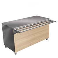 Модуль технологический АЛРПН-150 Astropit Прилавок нейтральный МАРТ  без полок, 2 розетки  1500