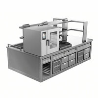 Кухонный моноблок модуль основа АКМБ05-320.180.10МТ Astropit 10 мест под модули технологические   основа 5 отсеков  две полки двойных, кран для воды