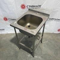 Ванна моечная 1 секц ЦНТ УВЦБ-1-05060-УН  после клиента УЦЕНКА  каркас нержавеющая сталь  400х400х250