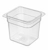 Гастроемкость поликарбонат GN 1/6 176х162х150 мм прозрачный Рестола 42211360170,  77077