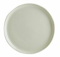 Тарелка мелкая 27 см волнистый край  Ground & Craft  Bonna 73324 оливковый